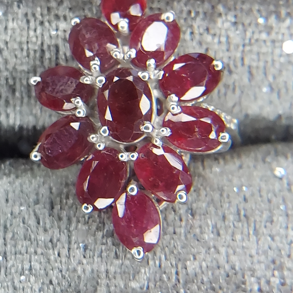Ruby Cocktail Ring - image 2